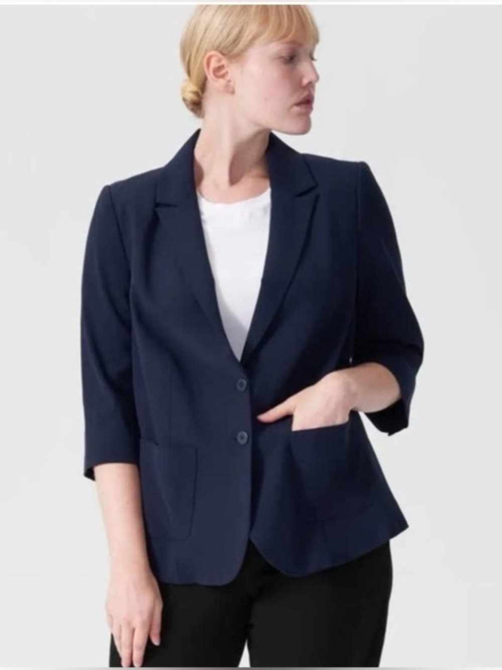 Universal Standard Meg Short Blazer Small